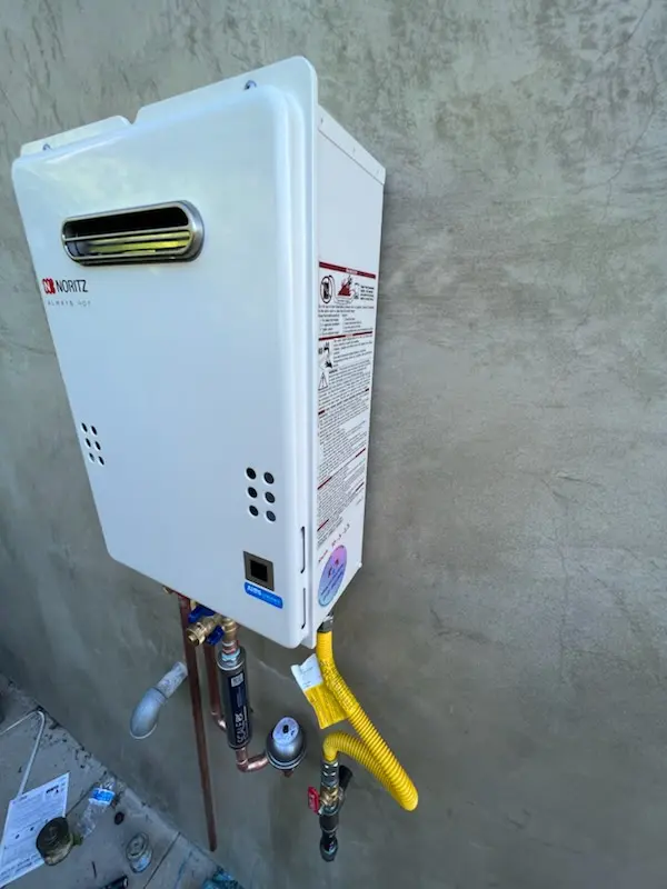 Tankless water heater installation for Fisher Island homes